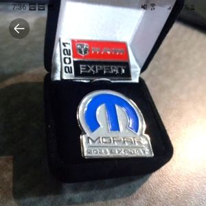Dodge Mopar rare metal badge
